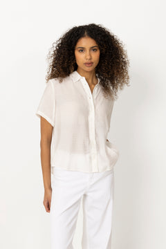Saminna Ss Shirt - Egret