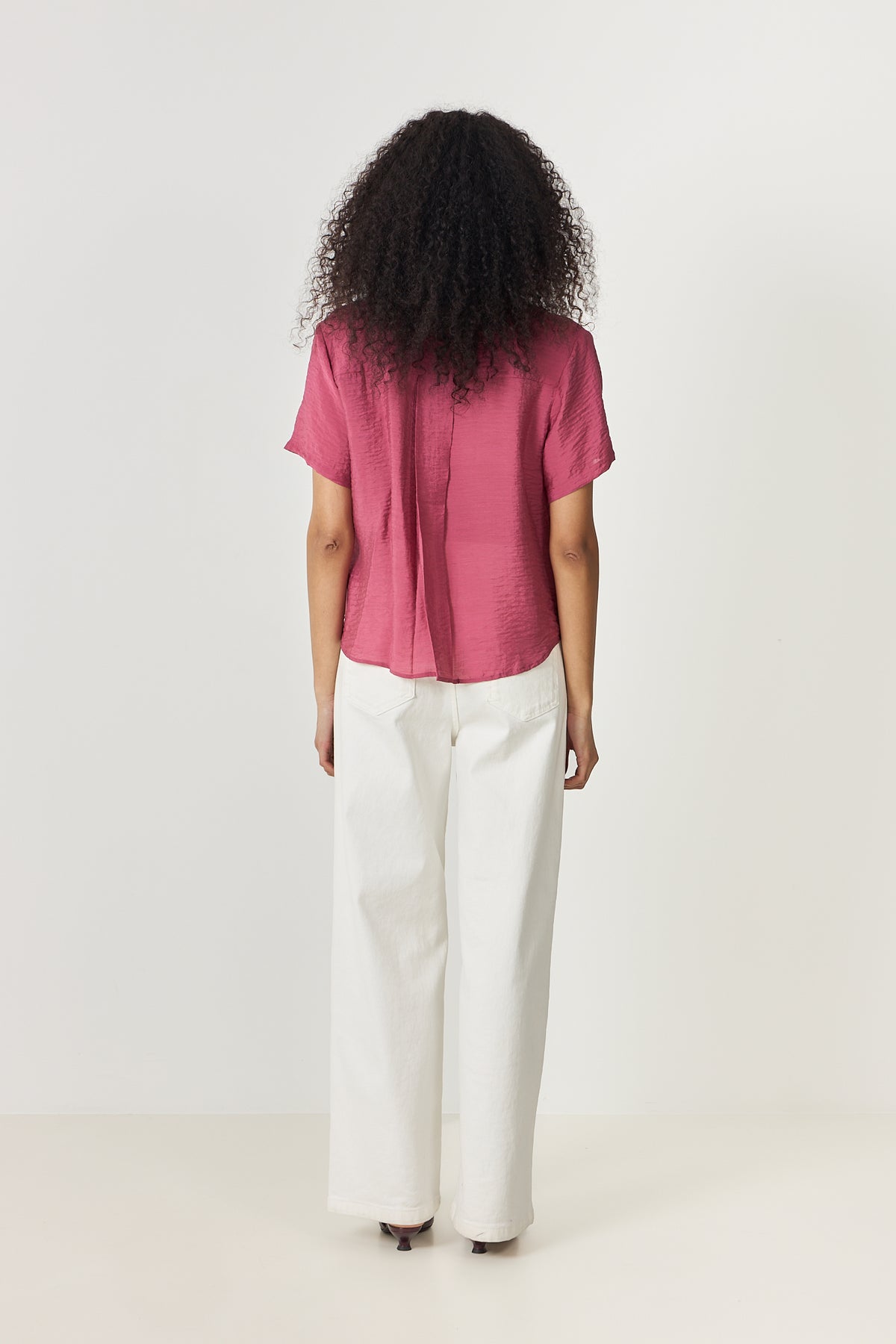 Saminna Ss Shirt - Dry Rose