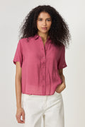 Saminna Ss Shirt - Dry Rose