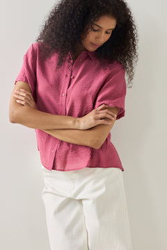 Saminna Ss Shirt - Dry Rose