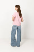 Sacamino Ss T-Shirt - Bleached Mauve Pigment