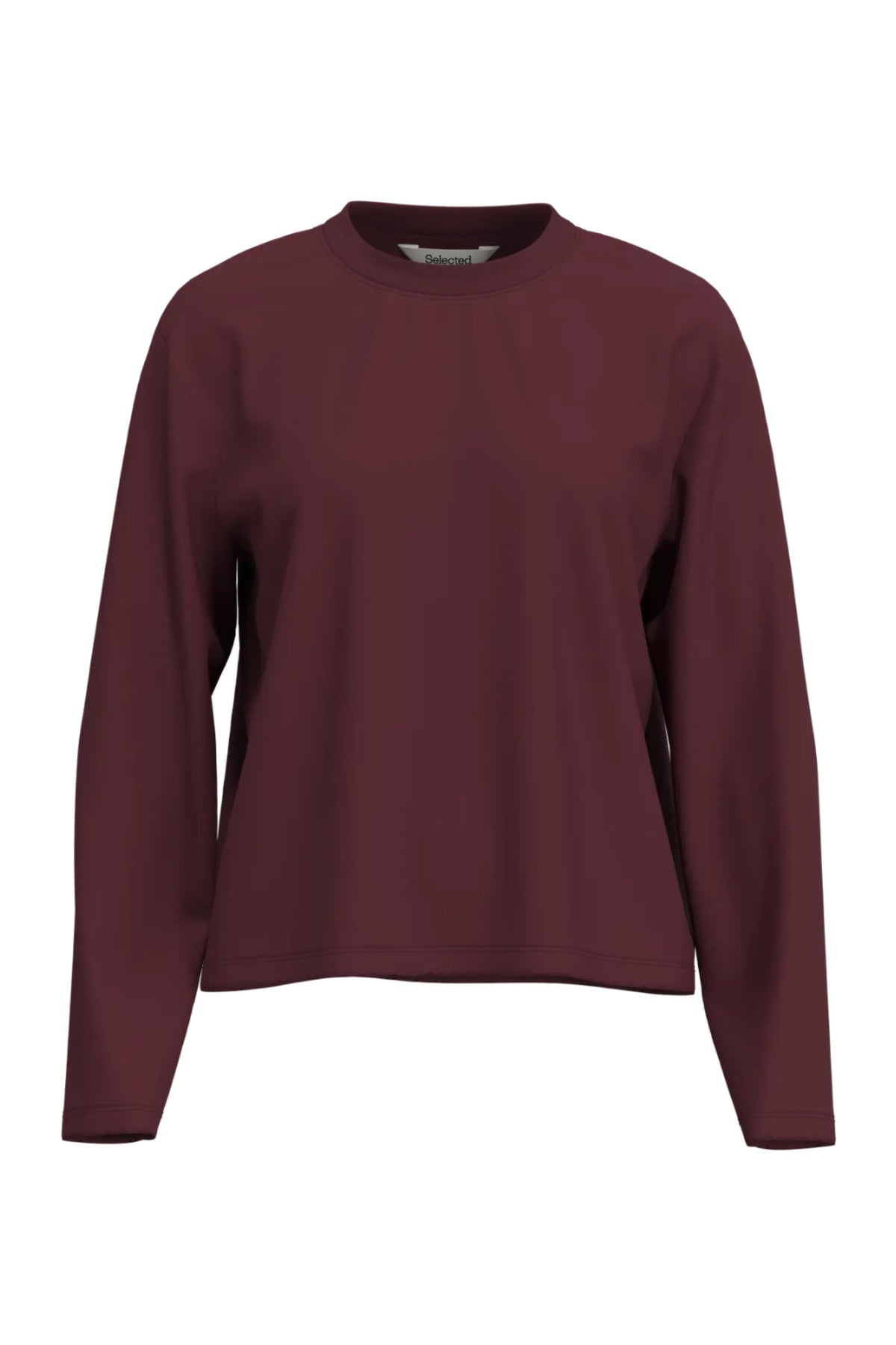 Essential Ls Boxy Tee - Tawny Port
