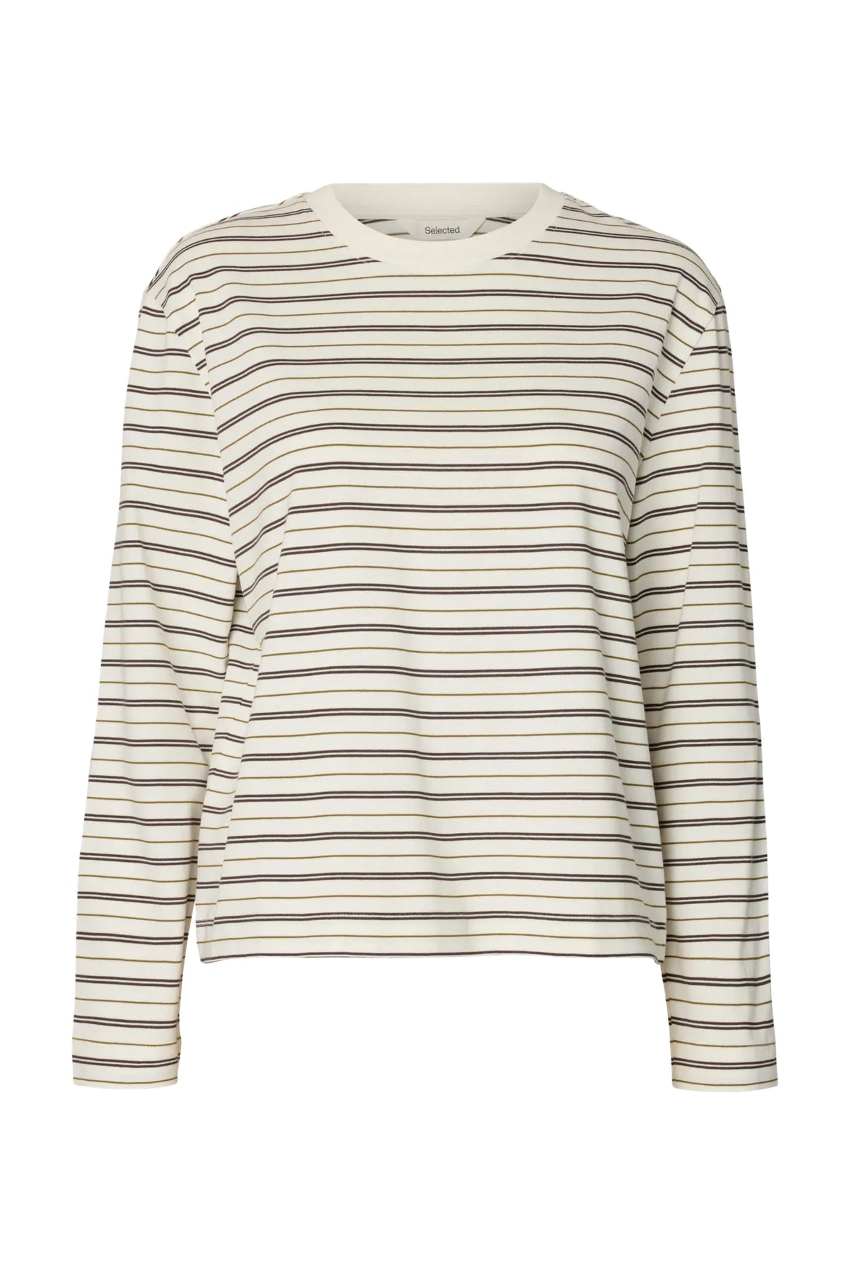 Essential Ls Striped Boxy Tee - Delicioso Multi Stripe
