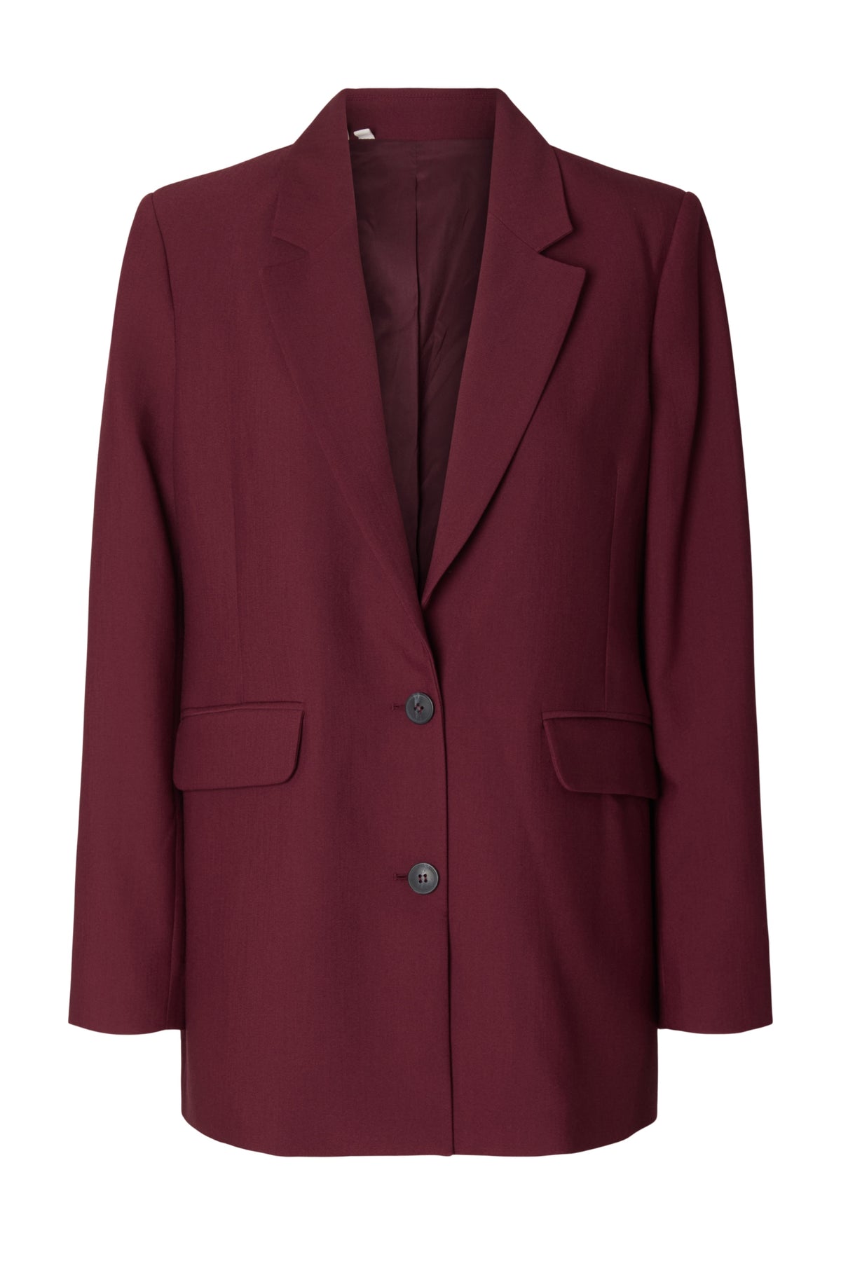 Rita Ls Relaxed Blazer Mel - Tawny Port Melange