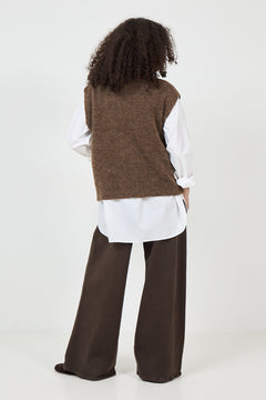 Lulu Sl Knit Vest - Dachshund Melange