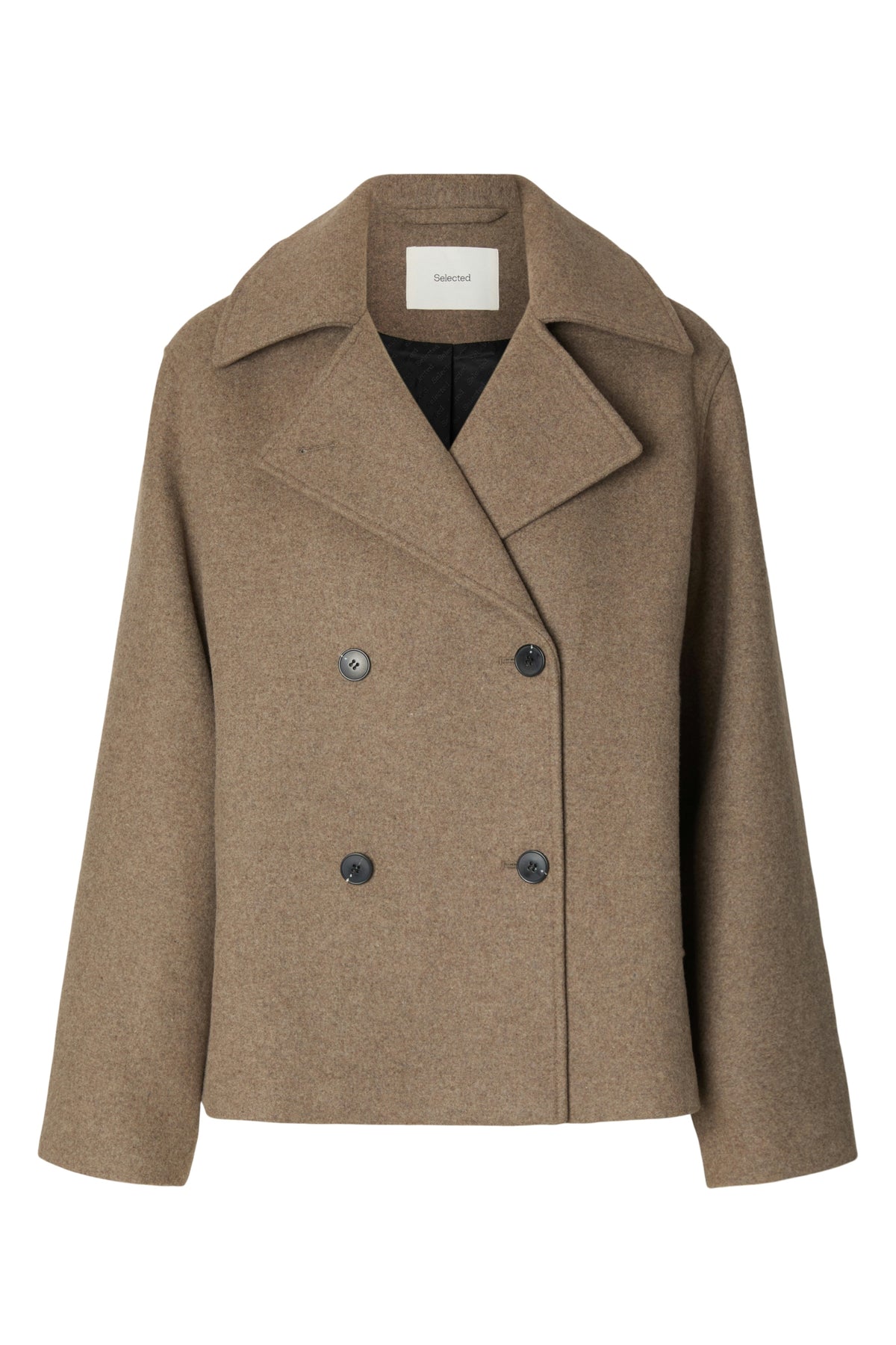 Zia-Alma Wool Blend Jacket - Fallen Rock Melange