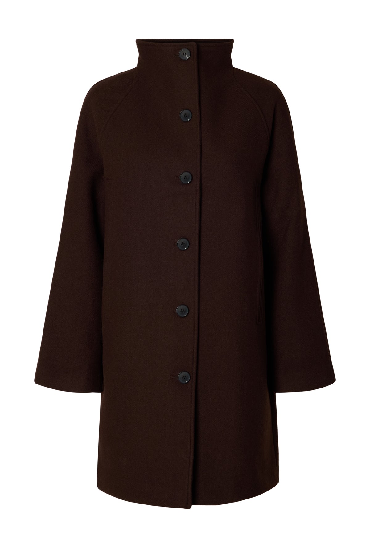 Zia-Vinni Wool Blend Coat - Delicioso