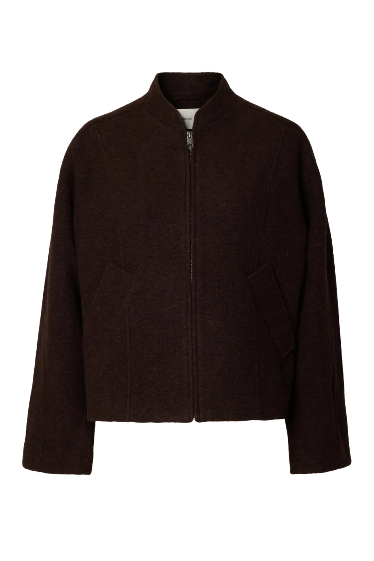 Jacqueline Wool Blend Jacket Noos - Delicioso Melange