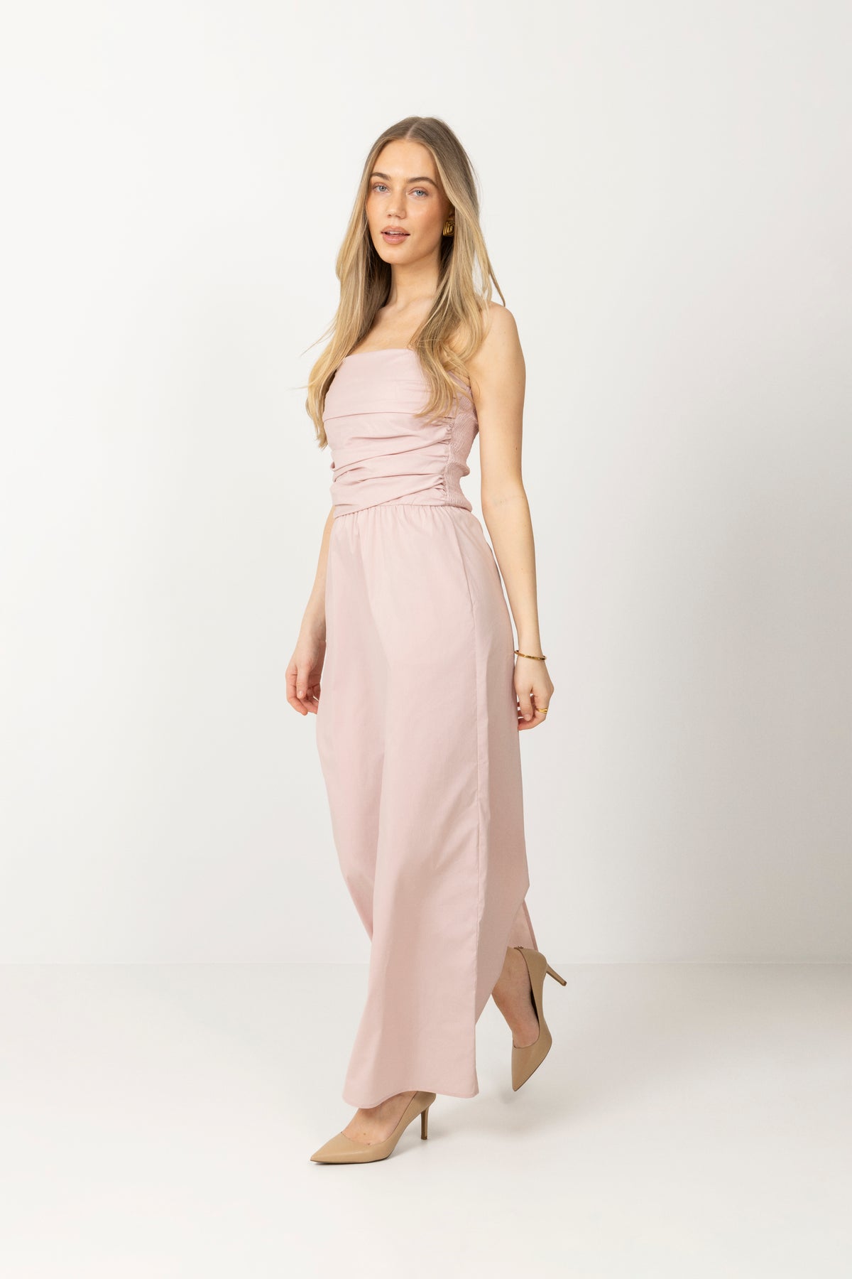 Jamila Dress - Off Pink