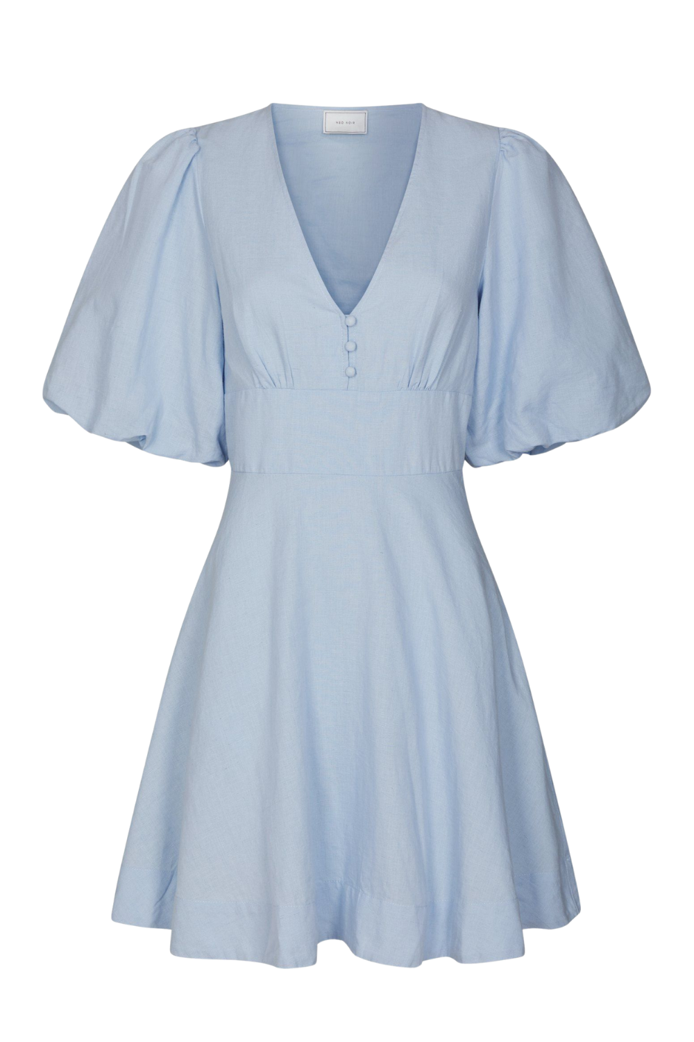 Halli Linen Dress - Light Blue