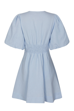 Halli Linen Dress - Light Blue