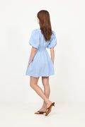 Halli Linen Dress - Light Blue