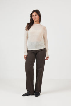 Slwwide Bea-Kori Colored Hw Jeans - Delicioso