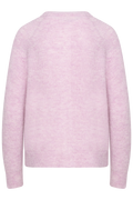 Lulu Ls Knit Short Cardigan - Winsome Orchid Melange