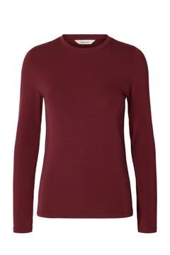 Manja Ls O-Neck Noos - Tawny Port