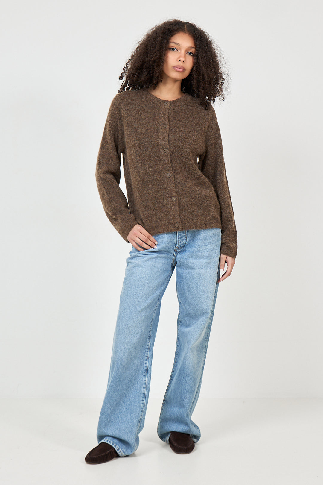 Lulu New Ls Knit Cardigan - Dachshund Melange