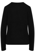 Lulu New Ls Knit O-Neck - Black