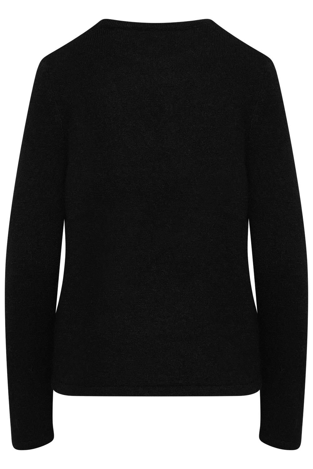 Lulu New Ls Knit O-Neck - Black