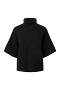 Y.A.S Yasemila 2/4 Stickad Ulltröja - Svart