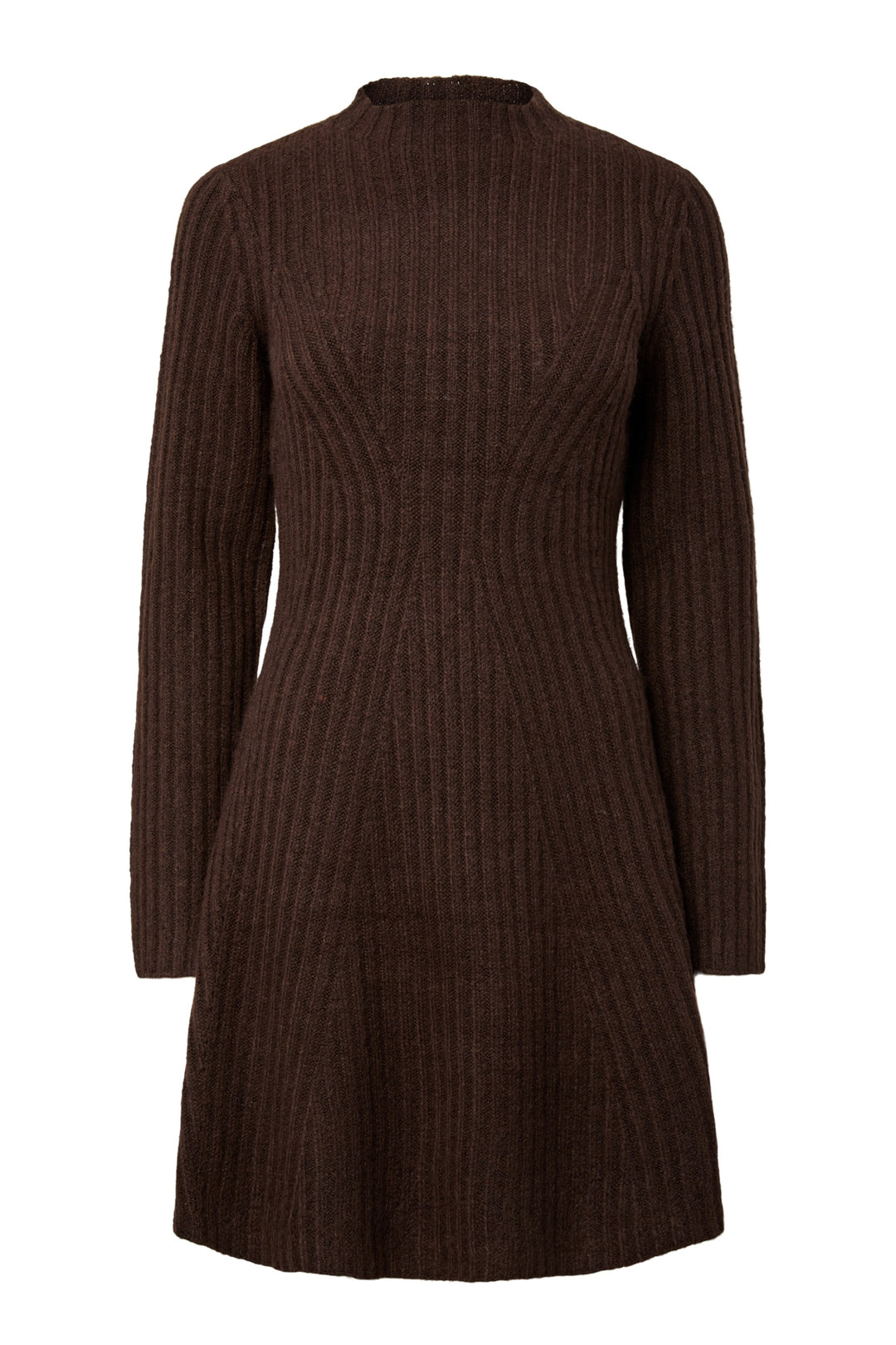 Yasdolly Ls Knit Dress S. Noos - Coffee Bean