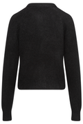 Yasjohi Ls Wool Blend Cardigan S. Noos - Black