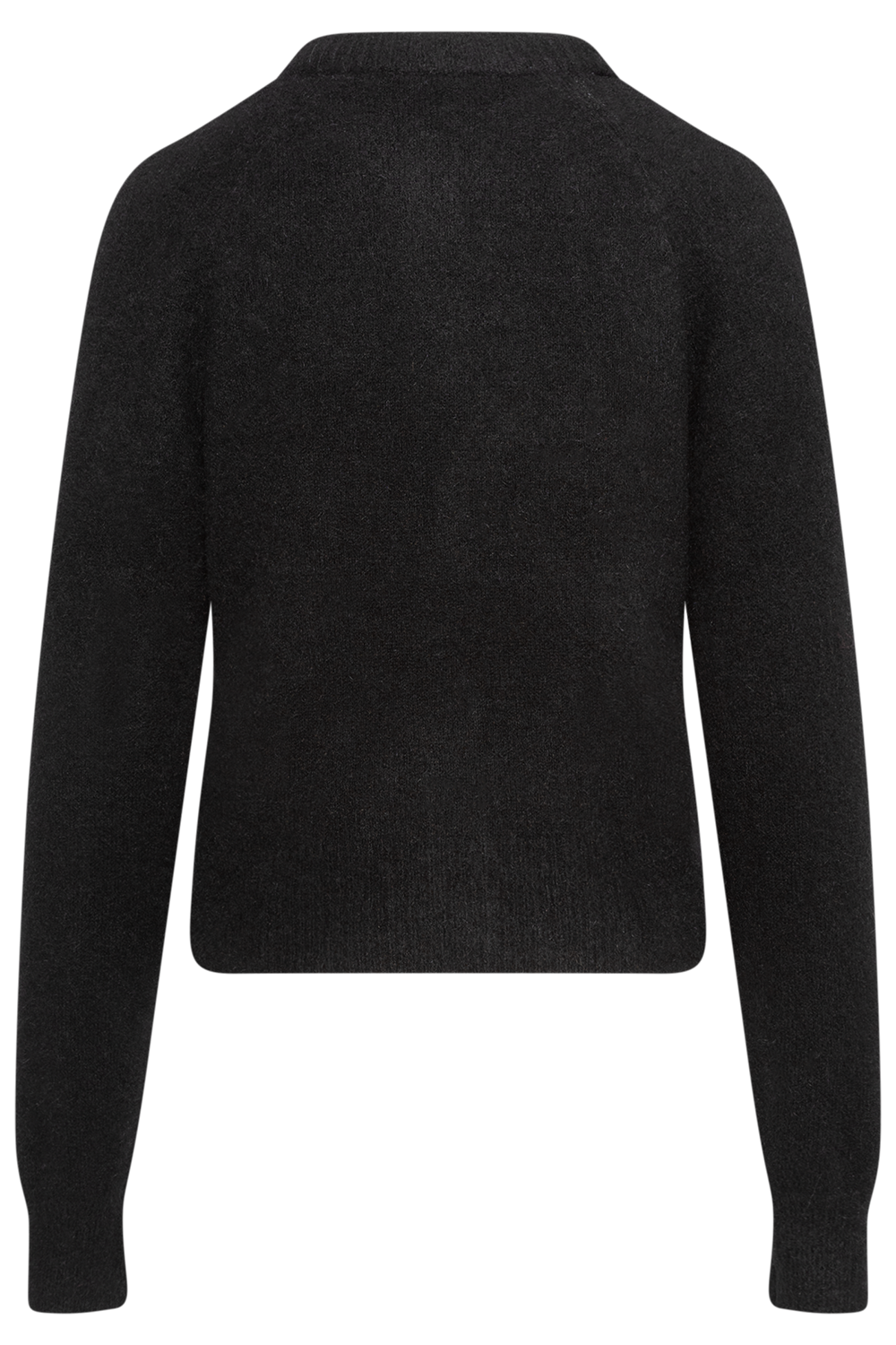 Yasjohi Ls Wool Blend Cardigan S. Noos - Black