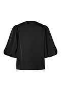 Yaspella 2/4 V-Neck Top S. Noos - Black
