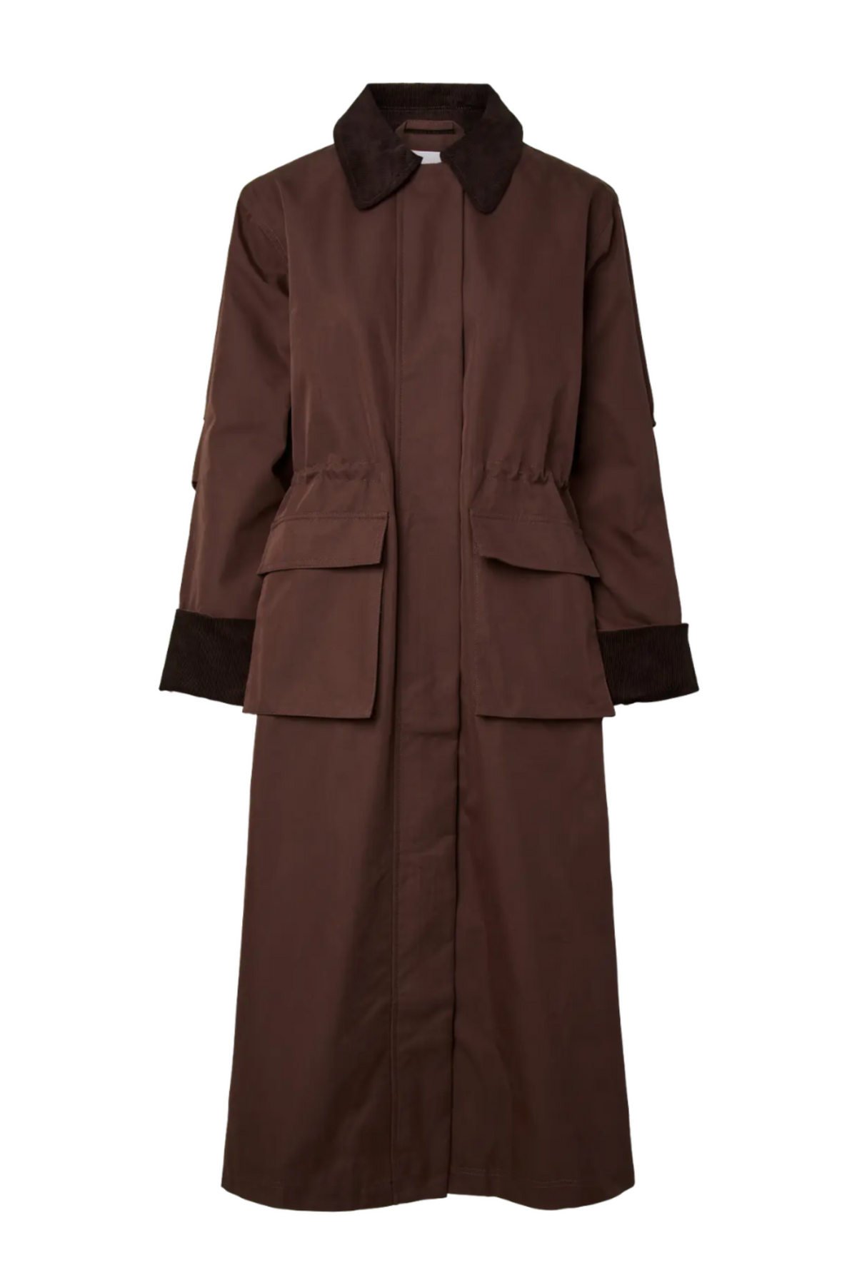 Yasanca Ls Parka Coat S. Noos - Coffee Bean