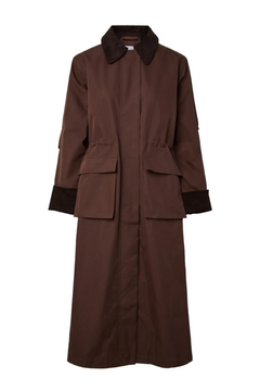 Yasanca Ls Parka Coat S. Noos - Coffee Bean