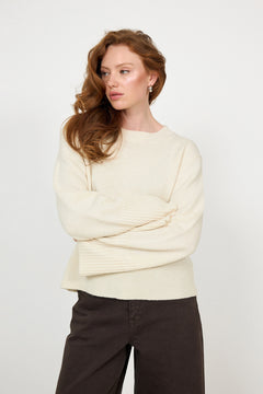 Mari Wool Sweater - Off White