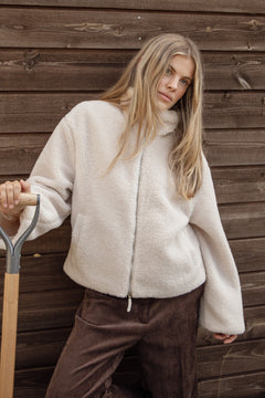 Karoline Teddy Jacket - Off White