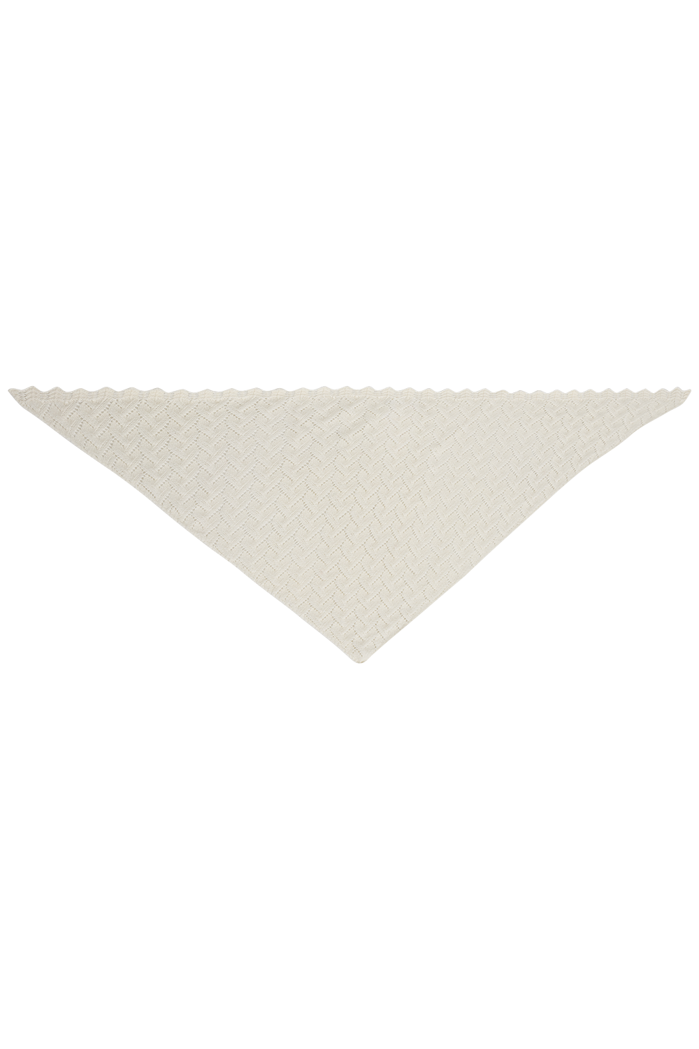 Ane Wool Pointelle Scarf - Creme