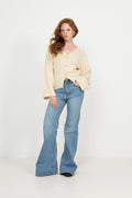 Else Wool Cardigan - Creme