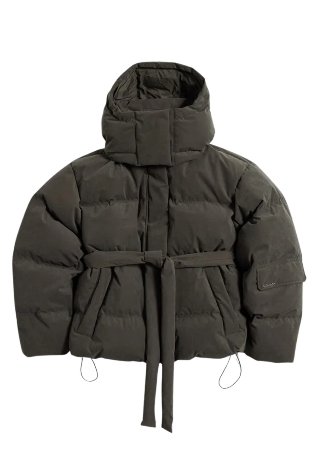Steilia Brushed Down Jkt - Dk. Green