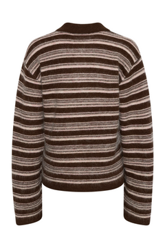 Olivia Wool Polo - Brown Mix