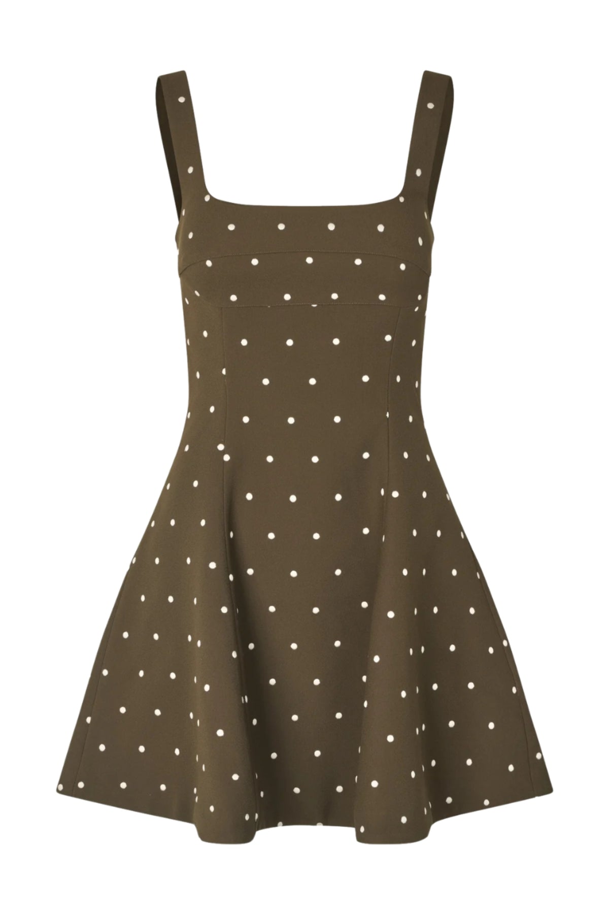 Corset Mini Dress - Dark Olive