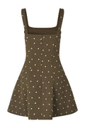 Corset Mini Dress - Dark Olive