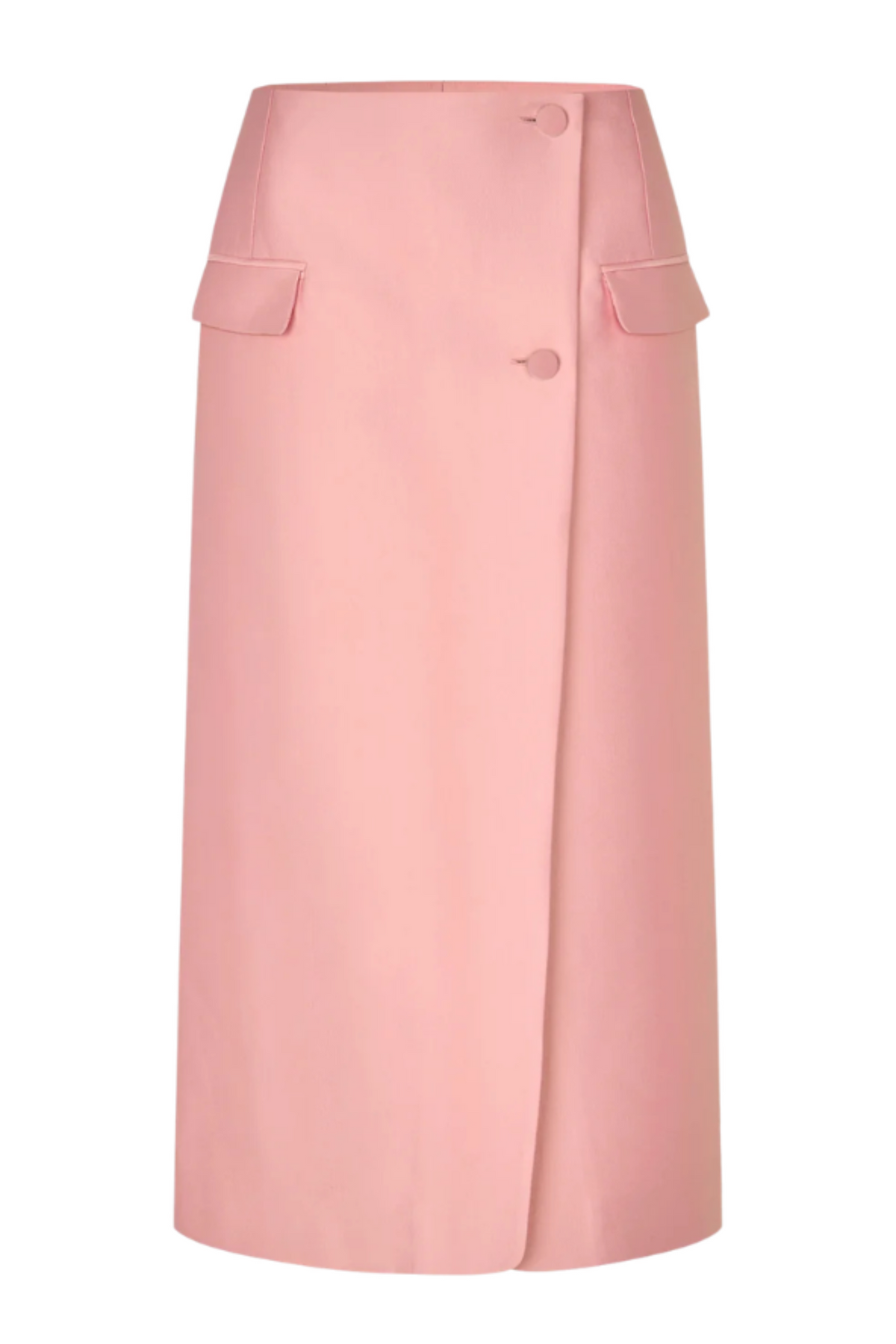 Pencil Midi Skirt - Haze Pink