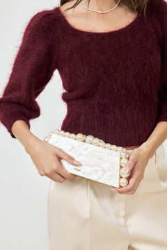 Eos Lungo Clutch - Ivory