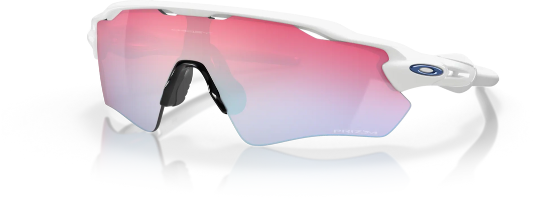 Radar EV Path - Polished White - Prizm Snow Sapphire Irid