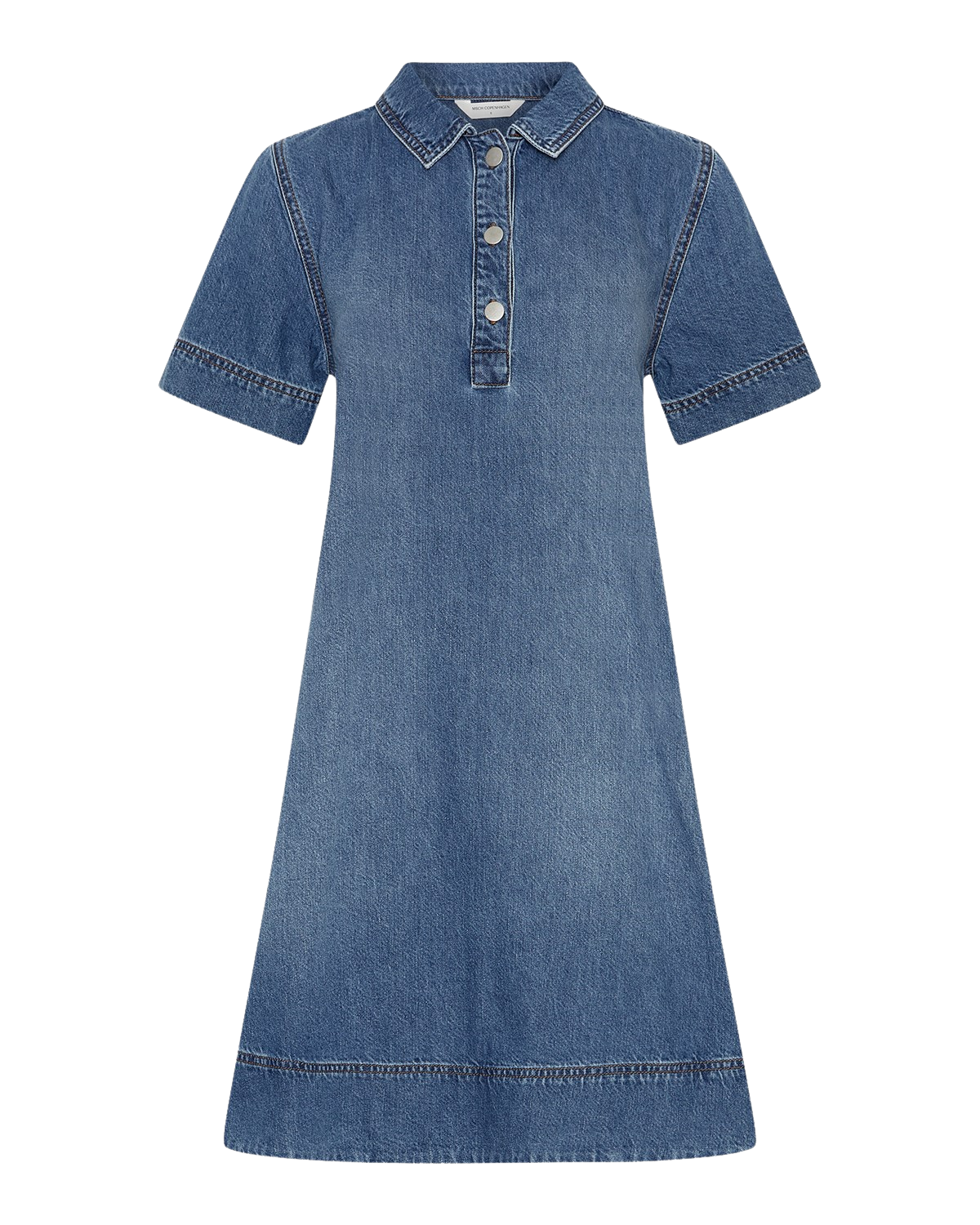Turo Alena 2/4 Dress - Mid Blue Wash