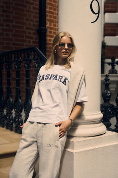 W. Varsity Tee - White/Navy