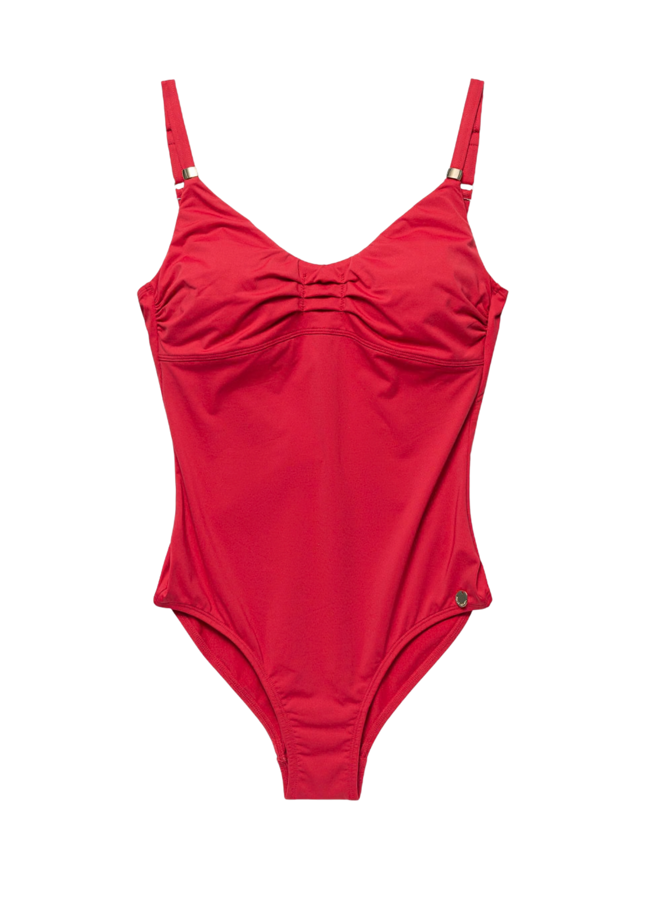 Milos Solid Swimsuit Recycled - Lipstick Red