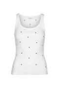 Pam Rib Singlet - Berry