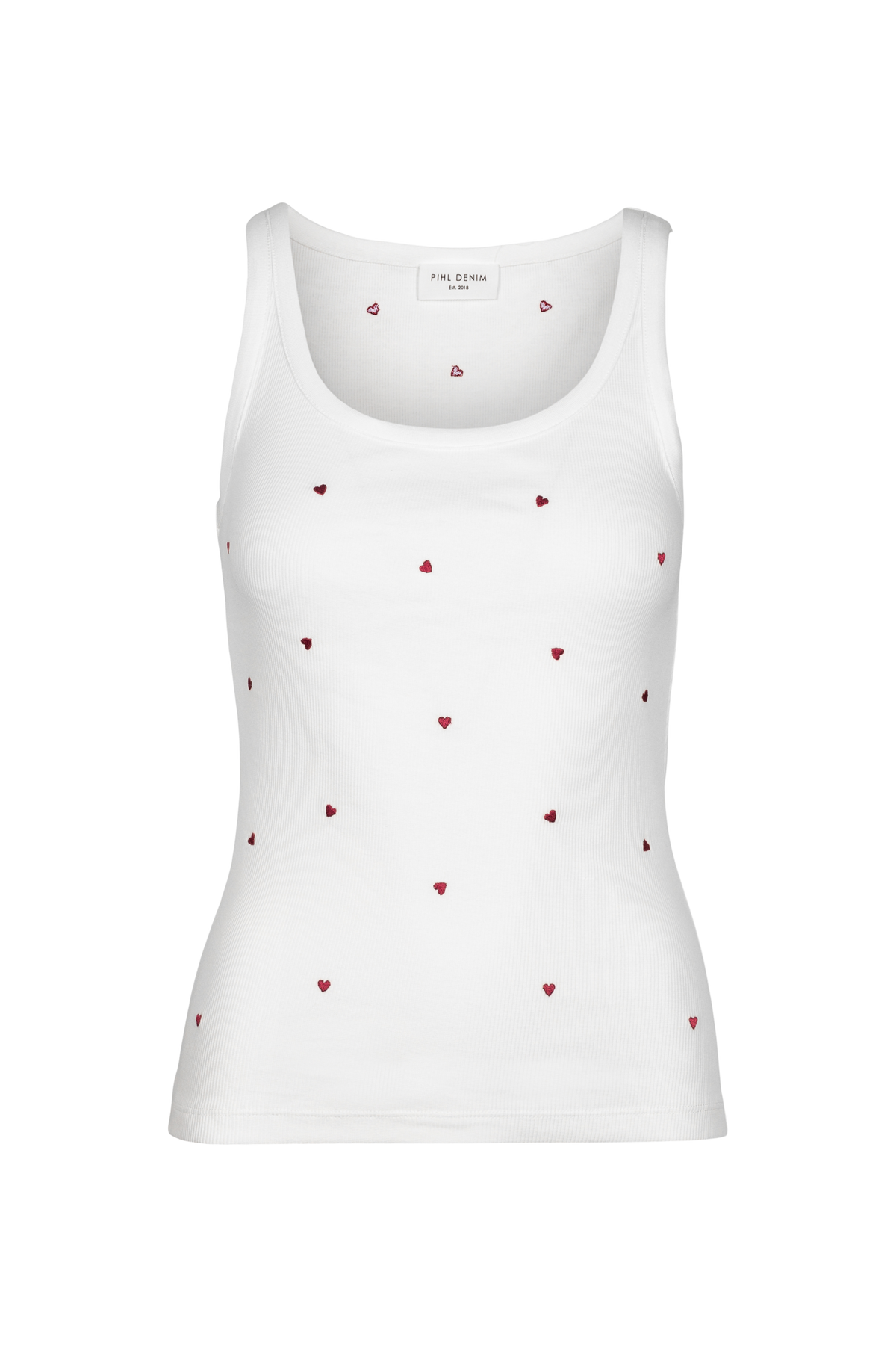 Pam Rib Singlet - Berry