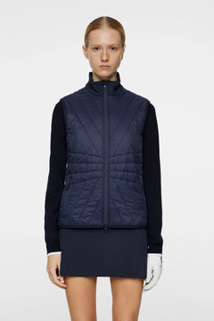 Holma Quilt Hybrid Vest - Jl Navy