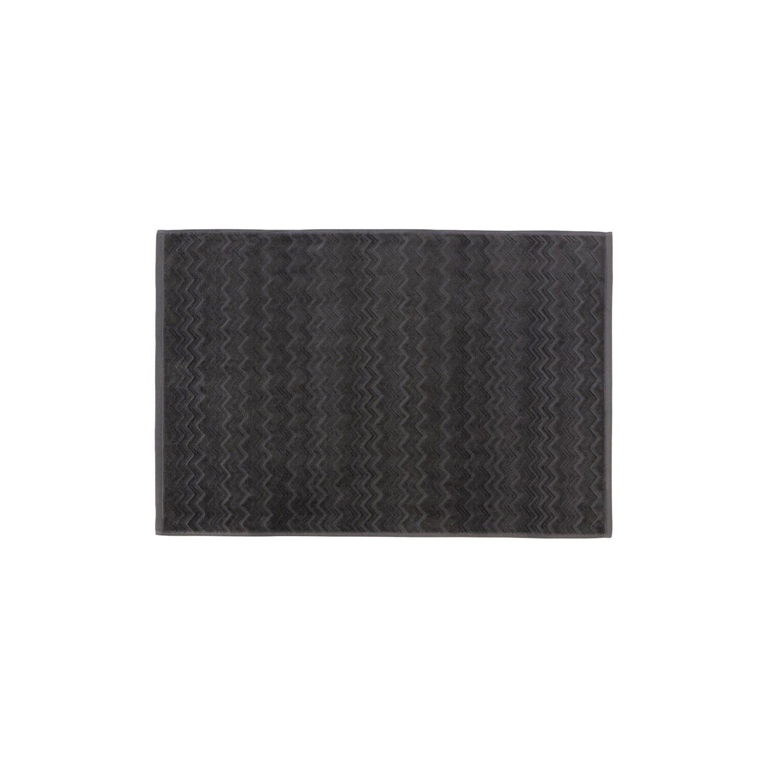 Chalk Bath Mat W/Rubber Bands - Anthracite Grey