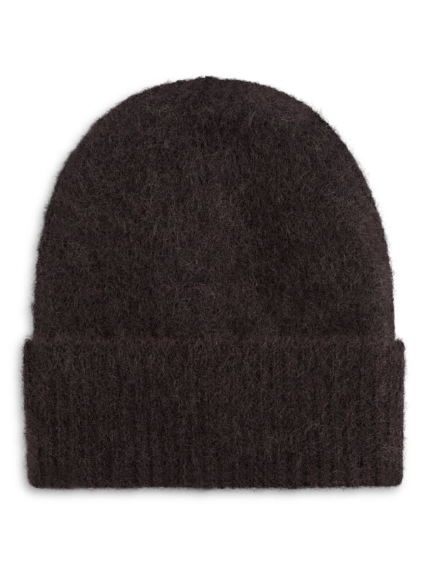 Silje Chunky Hat - Dark Brown