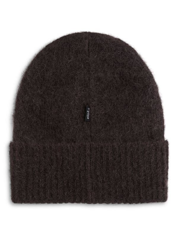 Silje Chunky Hat - Dark Brown