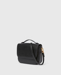 Logo Messenger Crossbody Bag - Black